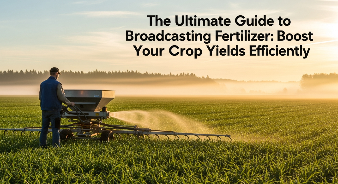 Using proper broadcasting methods will increase soil health, provide an even amount of nutrients to plants, and increase crop yield.